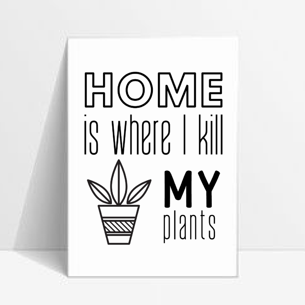 Plant Killer Canvas